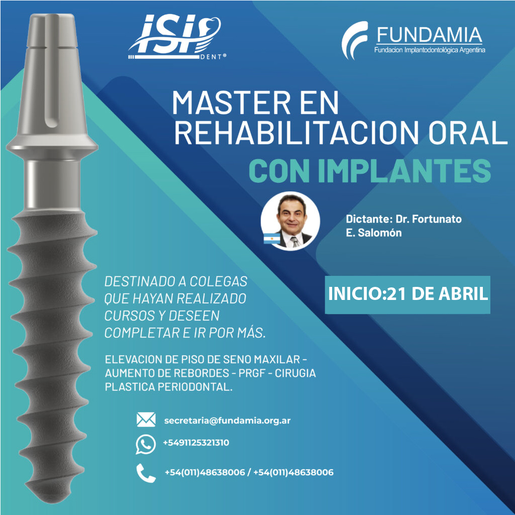 Master en Rehabilitación Oral con Implantes