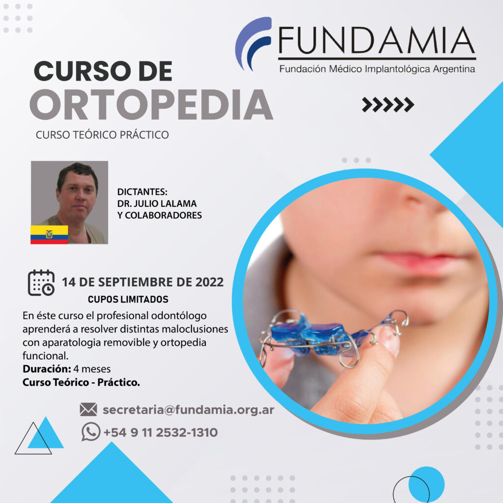 Curso de Ortopedia Funcional y Apraratología Removible